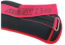 Обтяжувачі для ніг та рук з металом EasyFit MYAKI по 2,5 кг (пара) (EF-AWTN-250) - мініатюра 4