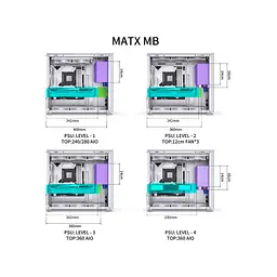 Корпус JONSBO D41 MESH SC White - мініатюра 12