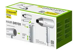 Фен дорожній для волосся Maestro MR-213 2100Вт DC сірий - мініатюра 5