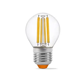 LED-лампа Videx Filament G45F 6W E27 4100K (25799-000) - мініатюра 2