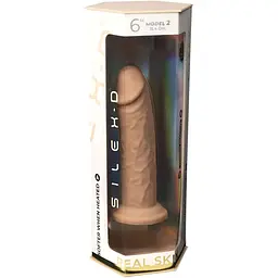 Фалоімітатор SilexD Robby Real Skin Flesh (MODEL 2 Size 6in) - мініатюра 6