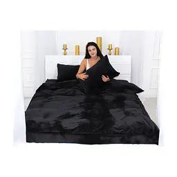 Постільна білизна MirSon Велюр Winter Frost 28-0007 Black Velvet Євро (2200004000466)