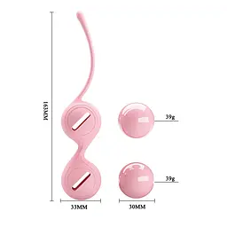 Вагінальні кульки Pretty Love Kegel Tighten Up I рожеві - мініатюра 5