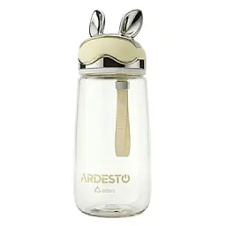 Пляшка для води Ardesto Bunny жовтий 600 мл (AR2260BY)