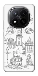 TPU чохол Demsky Lviv spirit для Xiaomi Redmi Note 14 Pro+ 5G
