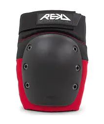 Захист коліна REKD Ramp Knee Pads L Чорний-Червоний - мініатюра 2