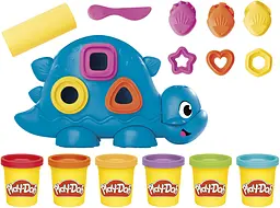  Набір маси для ліплення Hasbro Play-Doh Shapes and Colors Dino(G0491) - мініатюра 5