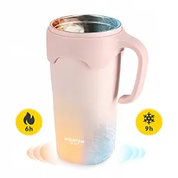 Термокухоль Mountain Goat зі соломинкою 0.65 л Pink (P-5905973406130) - мініатюра 8