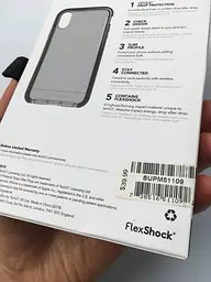 Чохол силіконовий протиударний Tech21 Evo Check для iPhone XR (6.1") Чорний Smokey Black - мініатюра 3