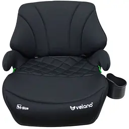 Бустер VELANO Gravo i-Size 125-150 см Isofix з підстаканником black (48144)