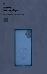 Чохол ArmorStandart ICON для Samsung A06 (A065) Camera cover Blue - мініатюра 4