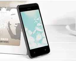 Чохол Nillkin Super Frosted Shield Case HTC Desire 300 (301e) black + плівка - мініатюра 3