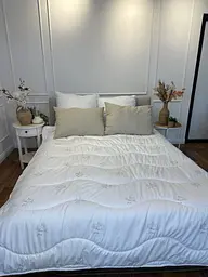 Ковдра євро стьобана Viluta Soft Лебяжий пух 21426 200x220 см біла - мініатюра 8