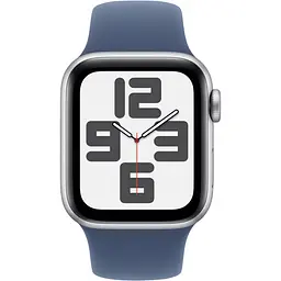 Смарт-годинник Apple Watch SE 2 GPS 44mm Silver Aluminium Case with Denim Sport Band M/L 2024 (MXER3) [123351] - мініатюра 2