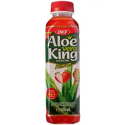Напій OKF Aloe Vera King Strawberry 500 мл - мініатюра 3
