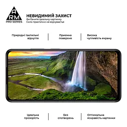 Захисне скло на Infinix Smart 8 Plus з олеофобним покриттям, Pro, повне проклеювання, антистатичний і пиловідштовхуючий шар, 9H, самоклеючеся, 2.5D, на весь екран, антистатичний клей, ArmorStandart (ARM73825) - мініатюра 4