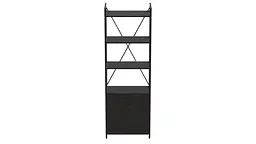 Етажерка 4/60 Серії Конект з тумбою 179x60x28 Чорний ДСП Сосна Кембра FRD-104486 - мініатюра 4