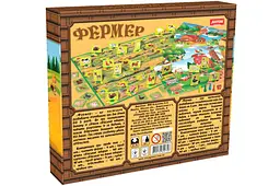 Настільна розвиваюча гра "Фермер", знайомство з домашніми та дикими тваринами, для 2-4 гравців, вік 5+, ARTOS OST-0758 - мініатюра 5