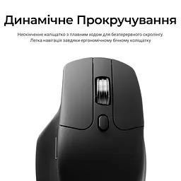 Мишка Keychron M6S Wireless/Bluetooth/USB Black (M6S-A72) - мініатюра 7
