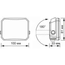 Прожектор Videx VLE-F3-0205B - мініатюра 4