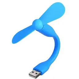 Вентилятор мобільний USB синій