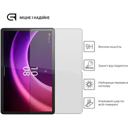 Захисне скло для планшета Lenovo Tab P11 2nd Gen TB-350 FU з олеофобним покриттям - мініатюра 2