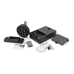 Електронний замок PiPo PF029+PBF20 для шаф і висувних ящиків з кодовим паролем, 3*AAA, Φ50.5 x 21 mm - мініатюра 4