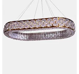Світлодіодна підвісна кришталева люстра Artlight 3042-800x300LGD овальної форми, 83W - мініатюра 4
