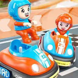 Ігровий набір машинок на радіокеруванні T36 Bumper Car (2pcs) Red / Blue - мініатюра 4