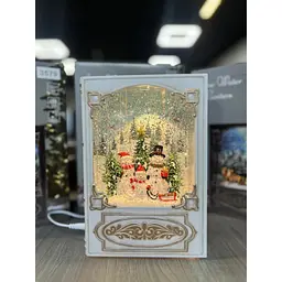 Новорічний нічник книга музичний XMAS WDL-24023B 19,1 см (47698-10092_818) - мініатюра 3