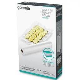 Пакети вакуумні Gorenje VB 28/300 рулон 28 см х 3 м 3 шт. (347064) - мініатюра 2