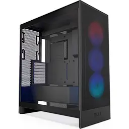 Корпус NZXT H7 Flow RGB без БП Black (CM-H72FB-R1)