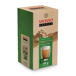 Капучино Swisso Kaffee Cappuccino Irish Cream зі смаком лікеру Ірландський крем 10х12,5 г