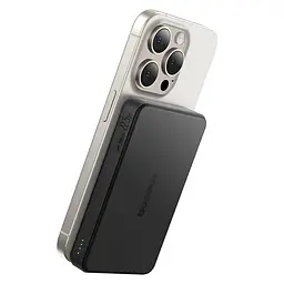 Портативний ЗП Power Bank Baseus Airpow II OS Qi2 22.5W з БЗП 10000 mAh (P10080000) Cosmic Black - мініатюра 2