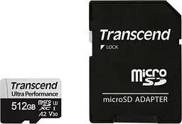 Карта пам'яті Transcend 512GB microSDXC UHS-I U3 A2 (TS512GUSD340S) - мініатюра 2