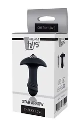 Анальна пробка Cheeky Love Star Arrow 9 см (чорний) - мініатюра 5