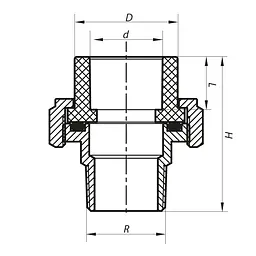 Згін-американка ЗР Koer 63x2M PPR K0140.Pro KP0176 - мініатюра 3