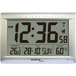 Годинник настінний Technoline WS8009 Silver (WS8009)