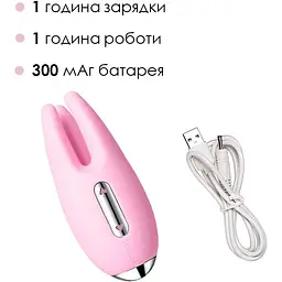 Масажер для чутливих зон Svakom Cookie Pale Pink - мініатюра 4
