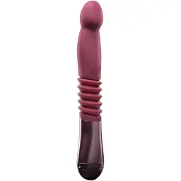 Вібратор Blush Novelties Trixie Thrusting Dildo Wine Red (SO8835) [108466]