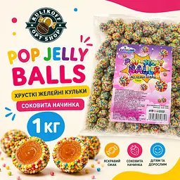 Желейні кульки з присипкою POP JELLY BALLS 1 кг - мініатюра 2