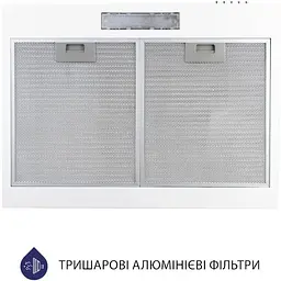 Витяжка пласка Minola HPL 612 WH біла - мініатюра 5