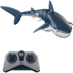 Іграшкова акула на дистанційному керуванні TEMI Shark, 1:18, зі світлом і розпиленою водою