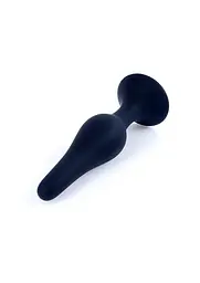 Анальна пробка - Silicone Black Plug S - мініатюра 3