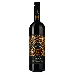 Вино Cricova Merlot Ornament, червоне, напівсолодке, 0.75 л