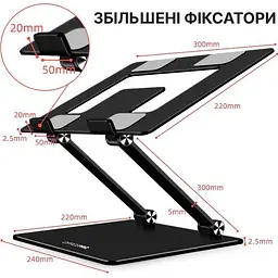 Підставка для ноутбука OfficePro LS111B Black [144442] - мініатюра 4
