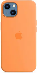 Чохол Silicone Case з MagSafe для Apple iPhone 13 (6.1) (Marigold) ААА [71643] - мініатюра 4