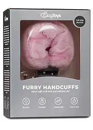 Наручники EasyToys Furry Handcuffs (рожевий) - мініатюра 5