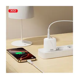 Зарядний пристрій XO 1xUSB-C PD20W + 1xUSB QC3.0 White (L158.white) - мініатюра 4
