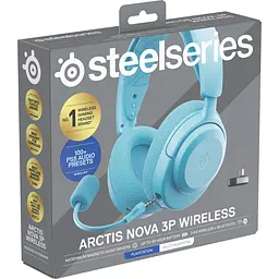 Ігрові навушники SteelSeries Arctis Nova 3P Wireless for Playstation Aqua (61688) [143299] - мініатюра 6